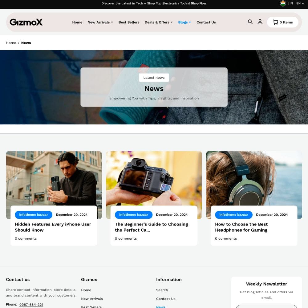 real website