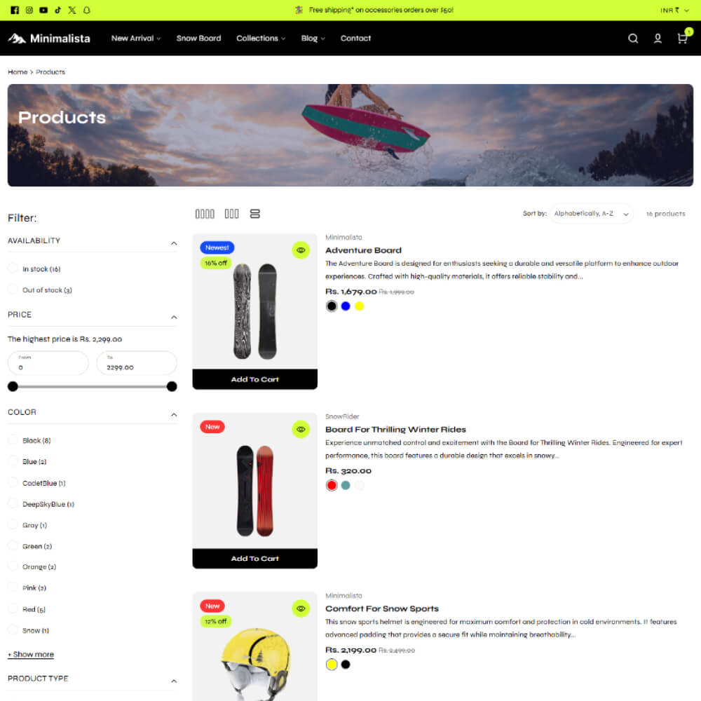 real website