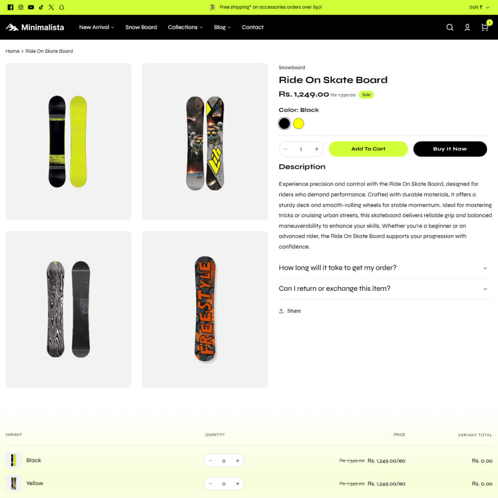 real website